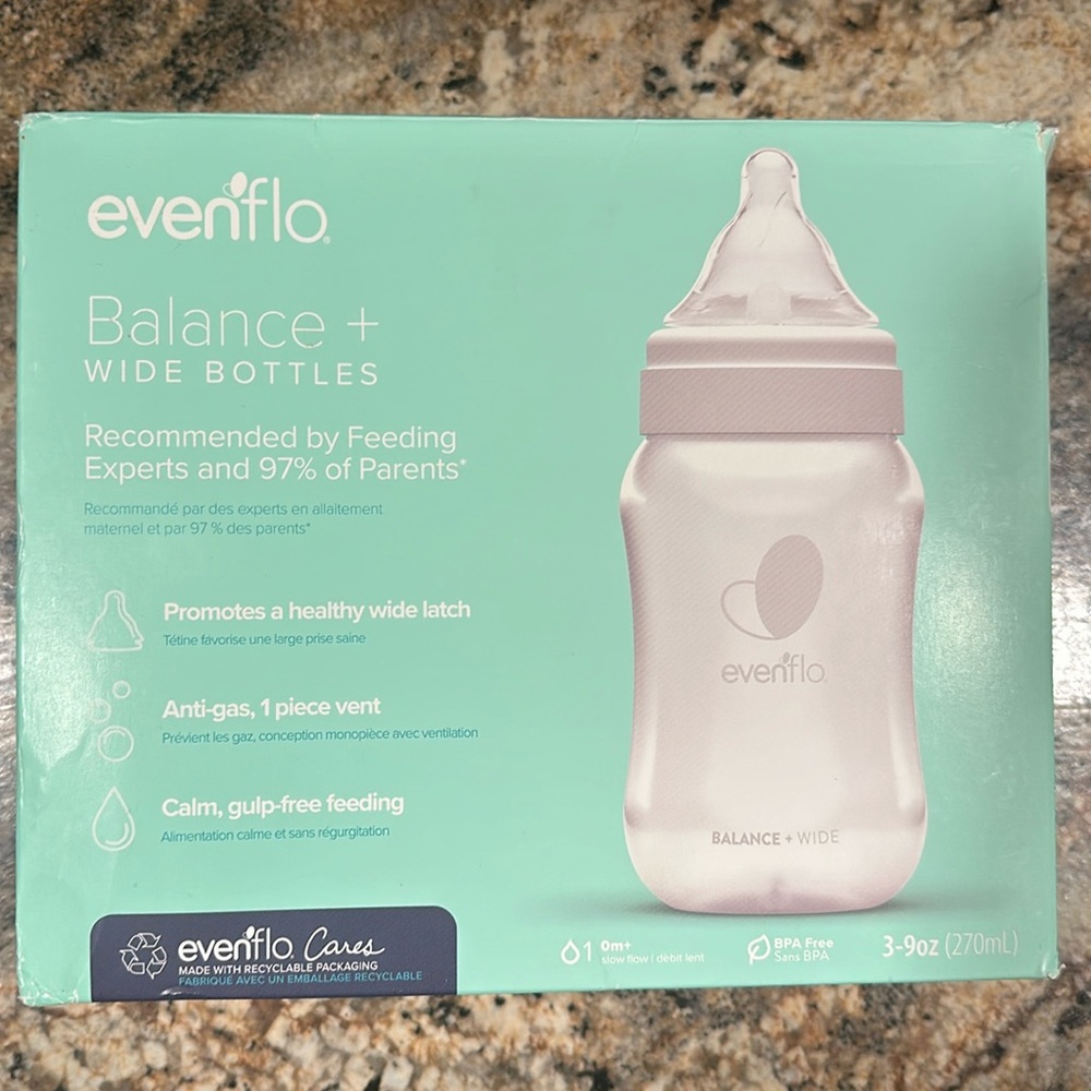 Evenflo Balance + Wide Bottles